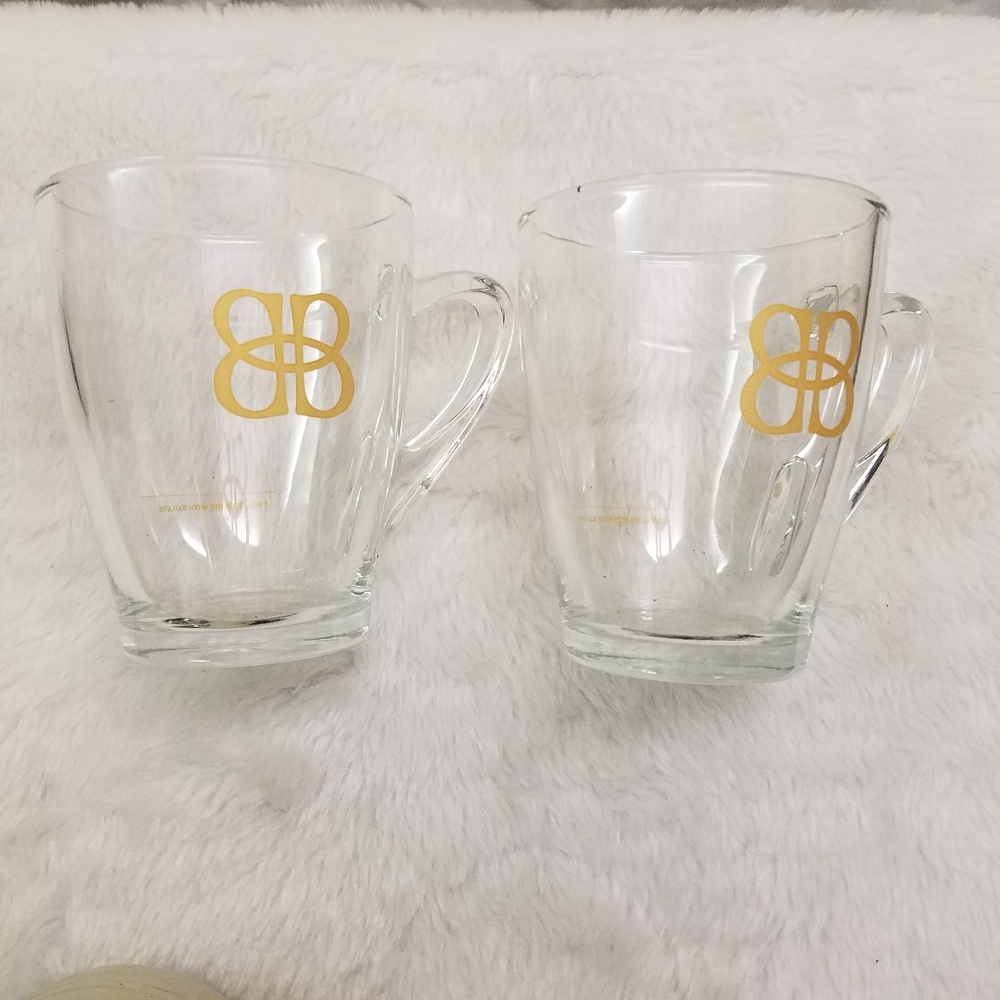 2 BAILEYS ORIGINAL IRISH CREAM Mugs Collectible glass